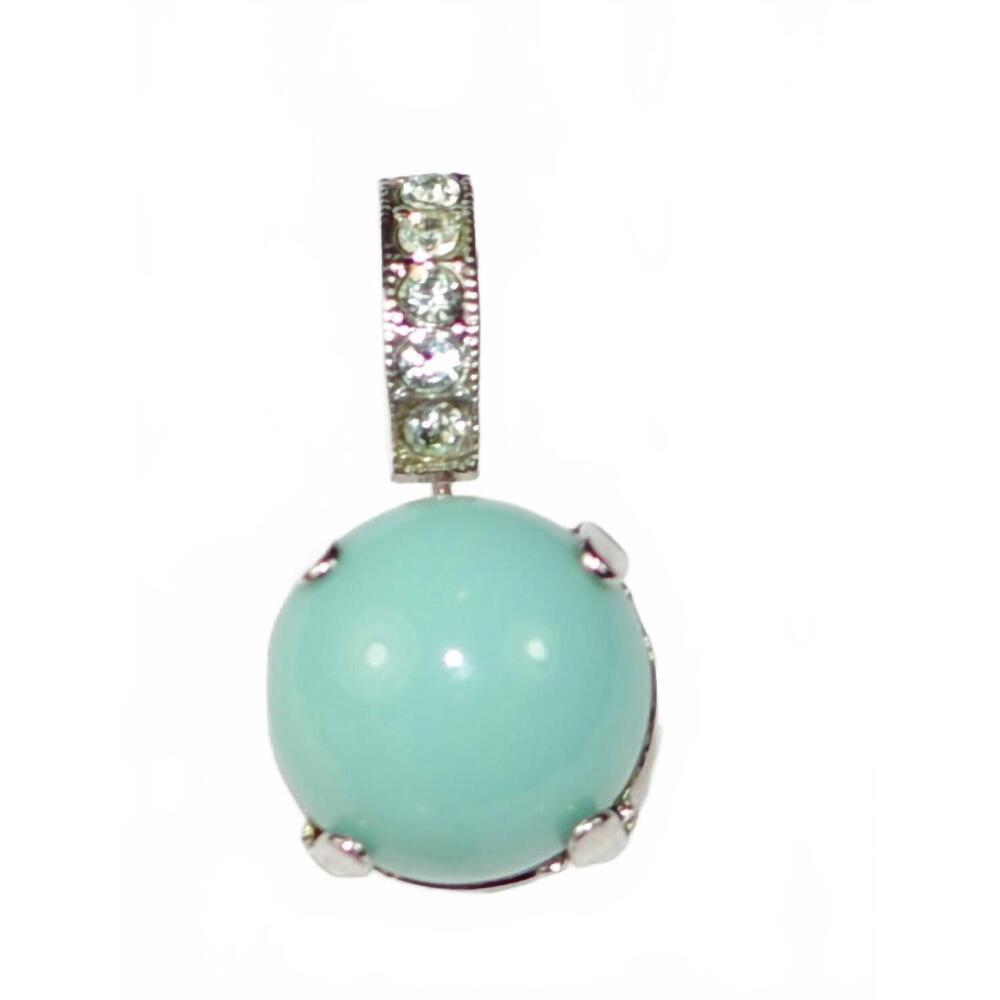 NEW MARIANA women's turquoise drop earrings in green